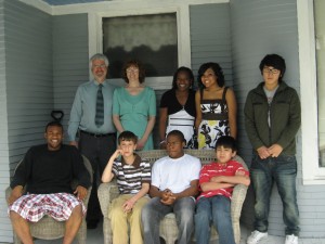 Picture of the Farquhars on April 2010